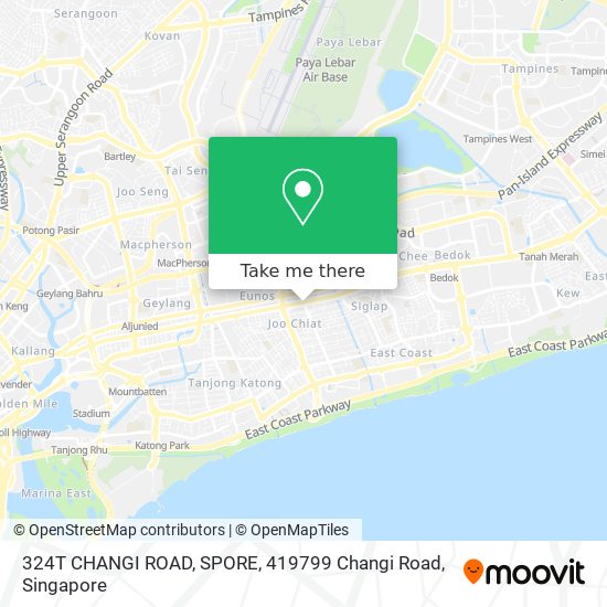 324T CHANGI ROAD, SPORE, 419799 Changi Road地图