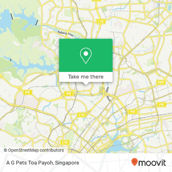 A G Pets Toa Payoh map