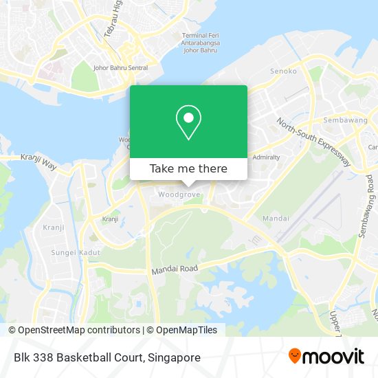 Blk 338 Basketball Court map
