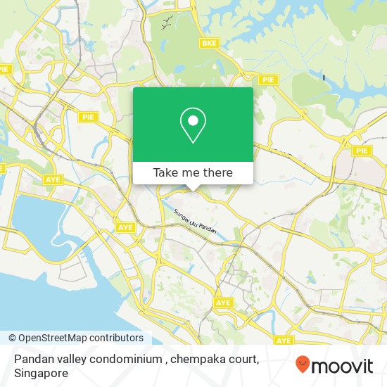 Pandan valley condominium , chempaka court map