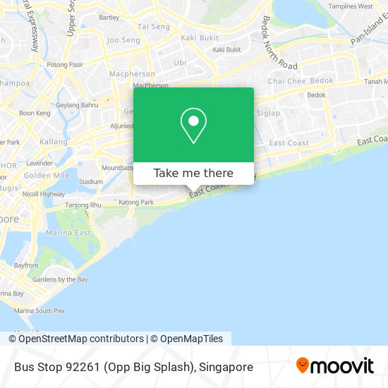 Bus Stop 92261 (Opp Big Splash) map