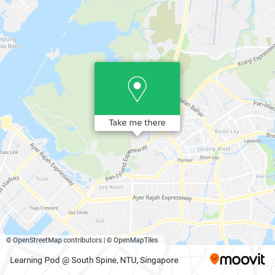 Learning Pod @ South Spine, NTU map