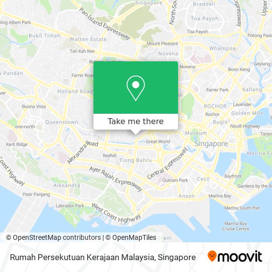 Rumah Persekutuan Kerajaan Malaysia map