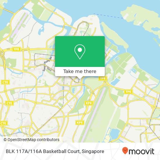 BLK 117A/116A Basketball Court map