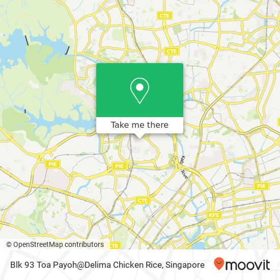 Blk 93 Toa Payoh@Delima Chicken Rice地图