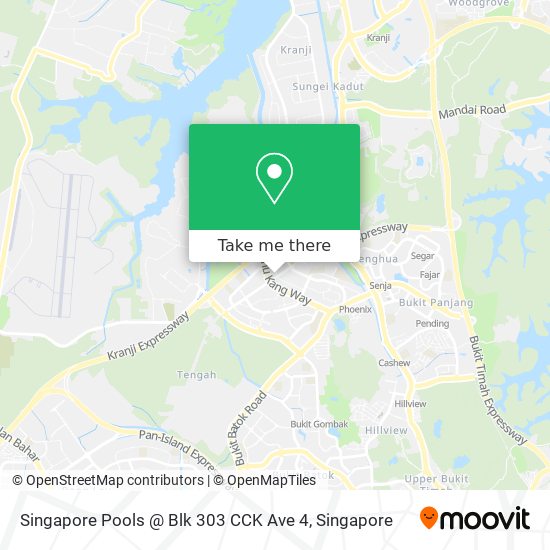 Singapore Pools @ Blk 303 CCK Ave 4地图