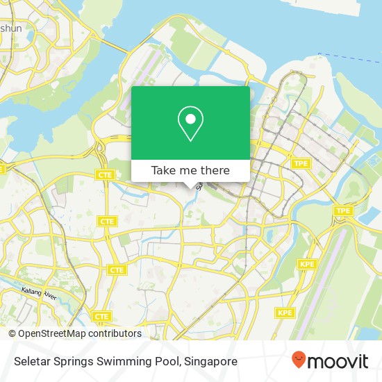 Seletar Springs Swimming Pool map