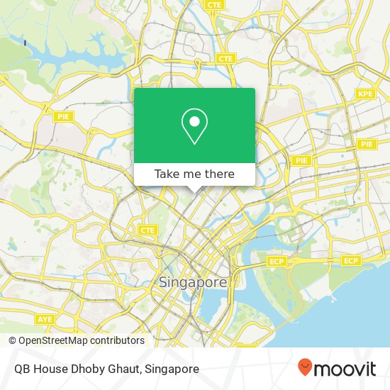 QB House Dhoby Ghaut地图