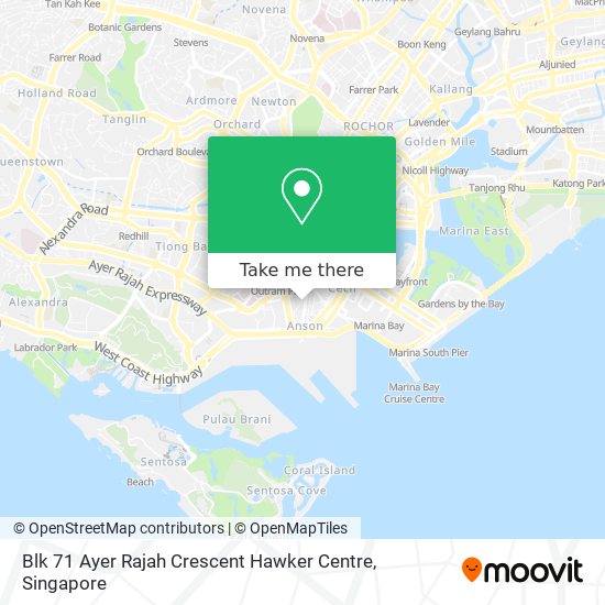 Blk 71 Ayer Rajah Crescent Hawker Centre map