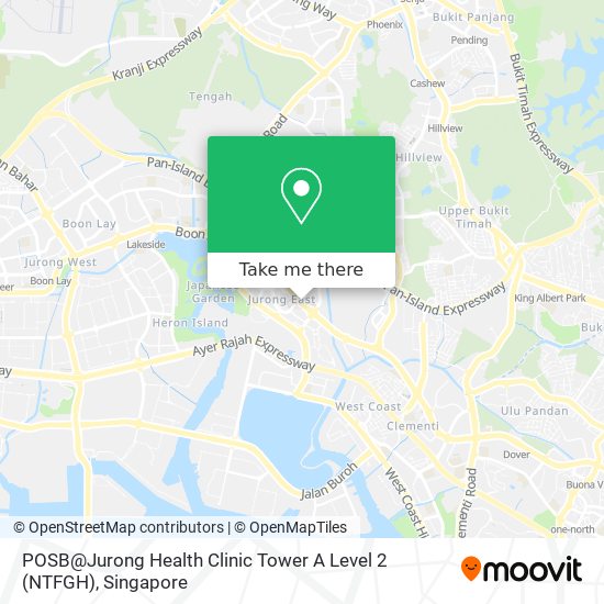 POSB@Jurong Health Clinic Tower A Level 2 (NTFGH) map