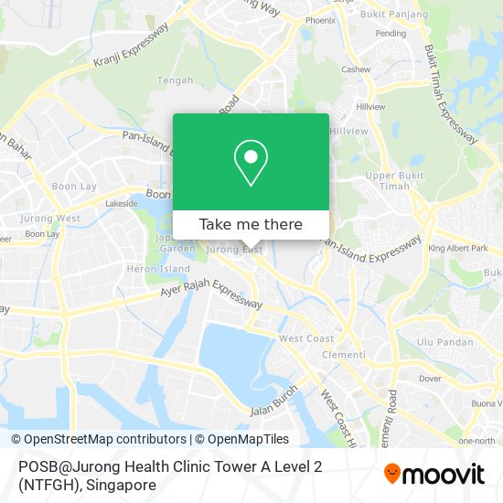 POSB@Jurong Health Clinic Tower A Level 2 (NTFGH)地图