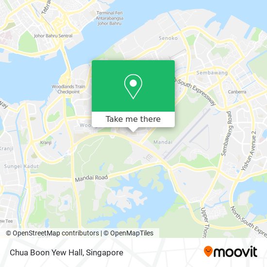 Chua Boon Yew Hall map