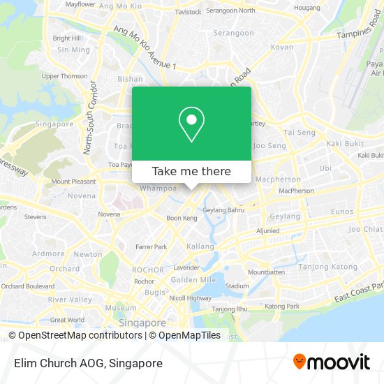 Elim Church AOG map
