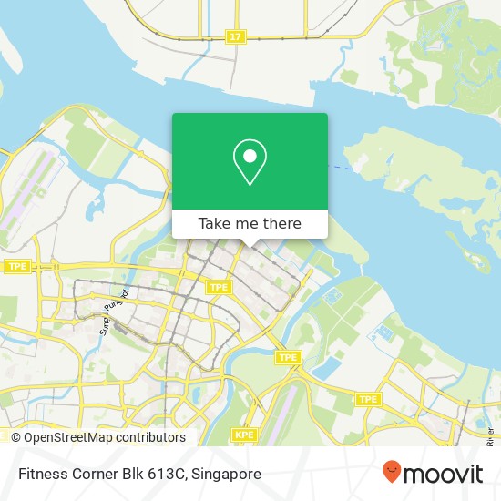 Fitness Corner Blk 613C map