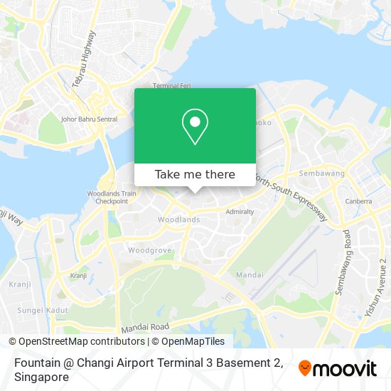 Fountain @ Changi Airport Terminal 3 Basement 2 map