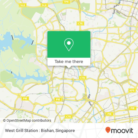 West Grill Station : Bishan map