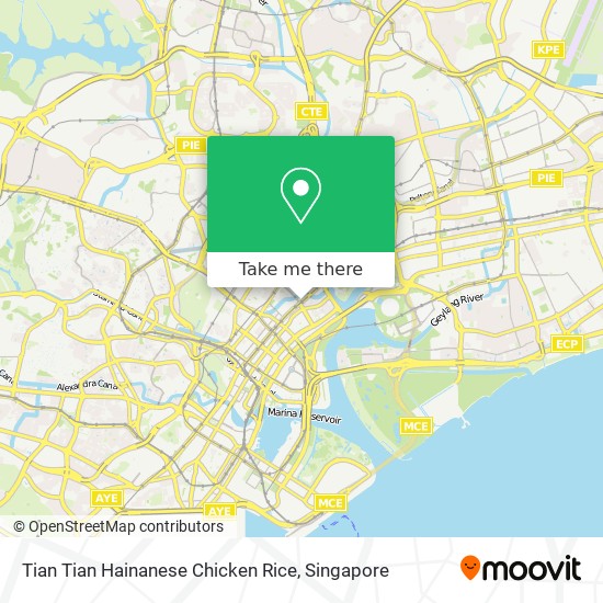 Tian Tian Hainanese Chicken Rice map