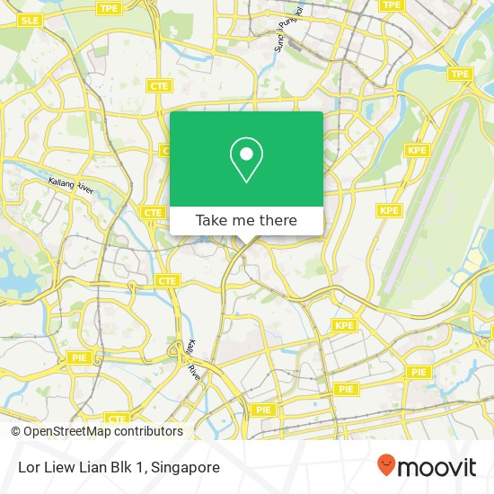 Lor Liew Lian Blk 1 map