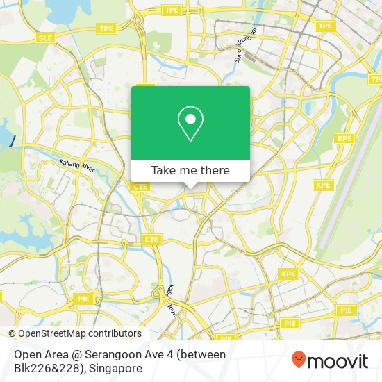 Open Area @ Serangoon Ave 4 (between Blk226&228) map