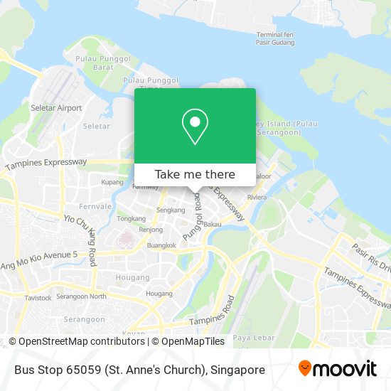 Bus Stop 65059 (St. Anne's Church) map