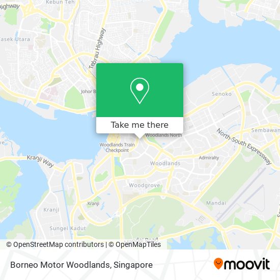 Borneo Motor Woodlands map