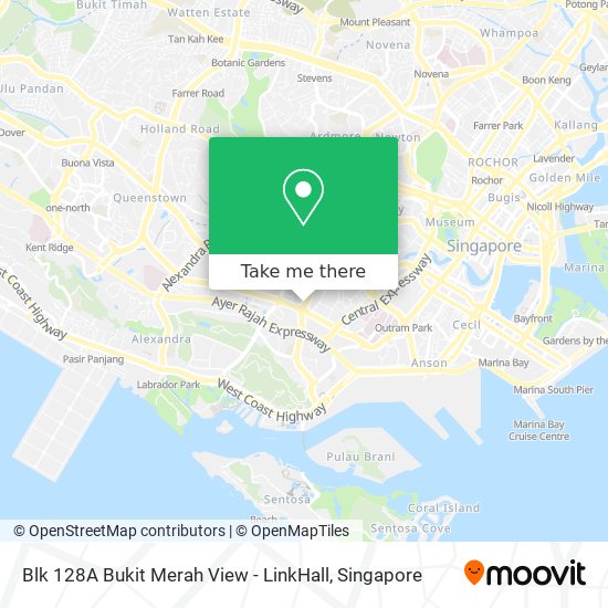 Blk 128A Bukit Merah View - LinkHall map
