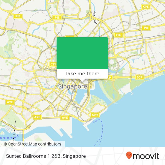 Suntec Ballrooms 1,2&3 map