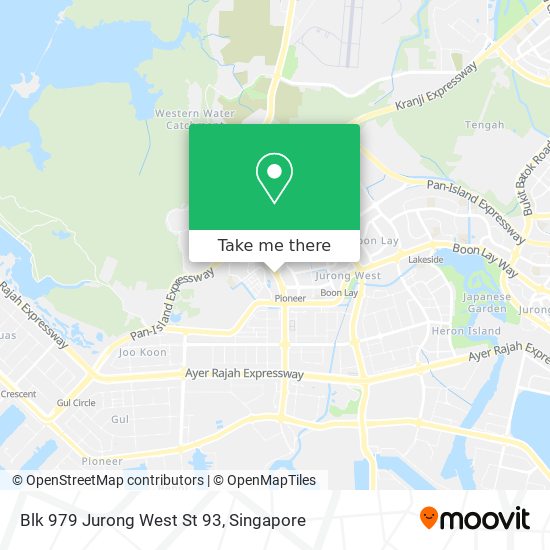 Blk 979 Jurong West St 93 map