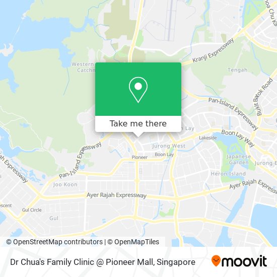 Dr Chua's Family Clinic @ Pioneer Mall map