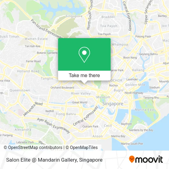 Salon Elite @ Mandarin Gallery map