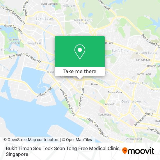 Bukit Timah Seu Teck Sean Tong Free Medical Clinic地图