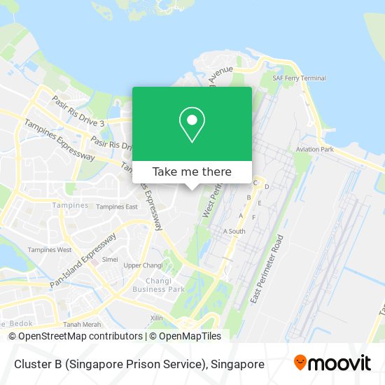 Cluster B (Singapore Prison Service)地图