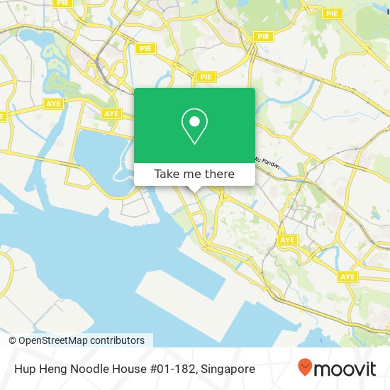 Hup Heng Noodle House #01-182 map