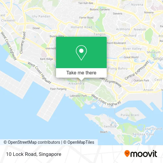 10 Lock Road地图