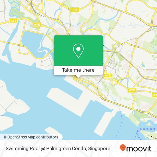 Swimming Pool @ Palm green Condo map