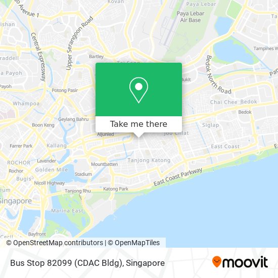 Bus Stop 82099 (CDAC Bldg) map