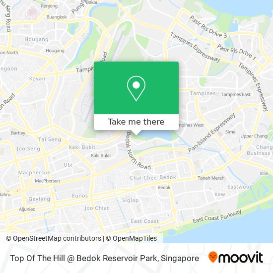 Top Of The Hill @ Bedok Reservoir Park地图
