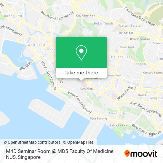 M4D Seminar Room @ MD5 Faculty Of Medicine NUS map