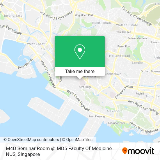 M4D Seminar Room @ MD5 Faculty Of Medicine NUS地图