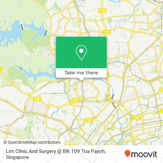 Lim Clinic And Surgery @ Blk 109 Toa Payoh map