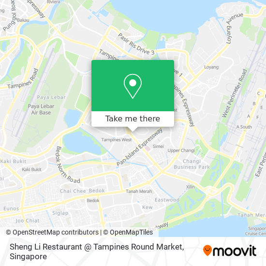 Sheng Li Restaurant @ Tampines Round Market map