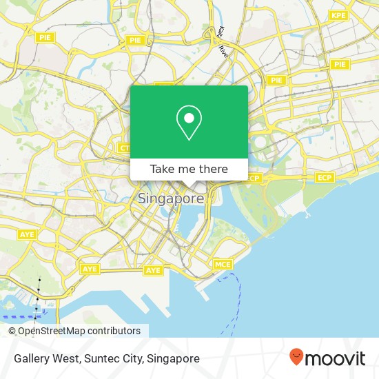 Gallery West, Suntec City map