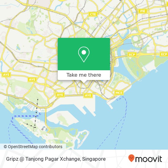 Gripz @ Tanjong Pagar Xchange map