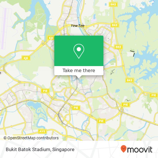 Bukit Batok Stadium map