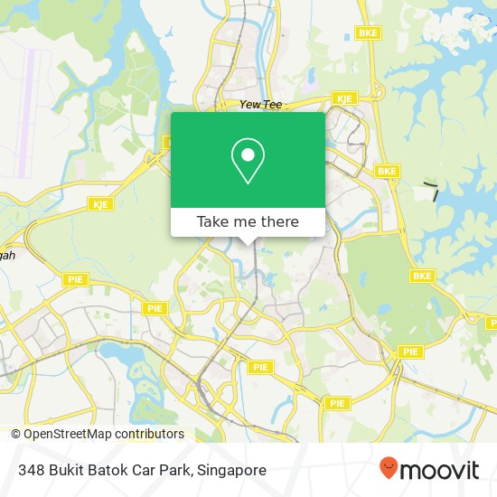 348 Bukit Batok Car Park map