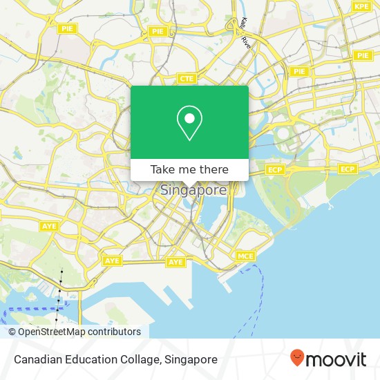 Canadian Education Collage map