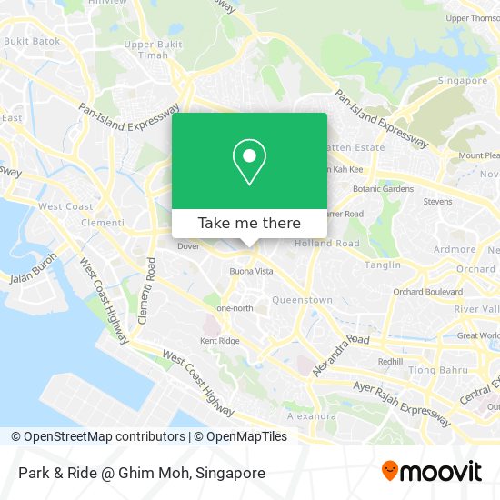 Park & Ride @ Ghim Moh map