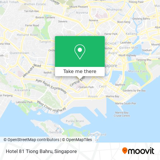 Hotel 81 Tiong Bahru map