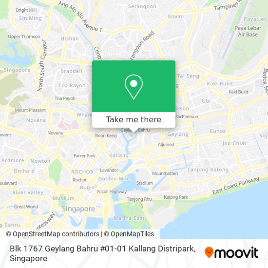 Blk 1767 Geylang Bahru #01-01 Kallang Distripark map