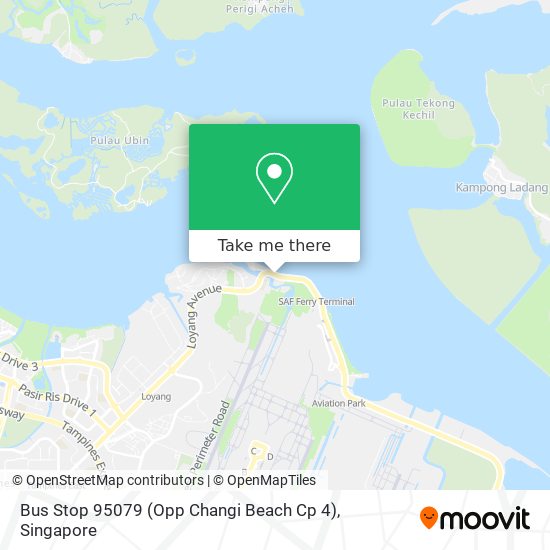 Bus Stop 95079 (Opp Changi Beach Cp 4) map